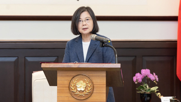 President Tsai Meets Former Japanese House Of Councillors President