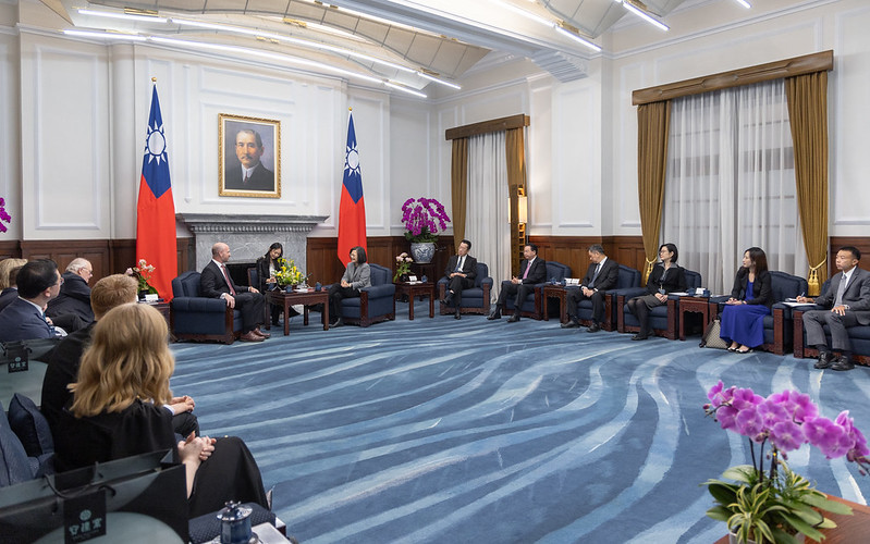 President Tsai Meets Delegation From Heritage Foundation English News