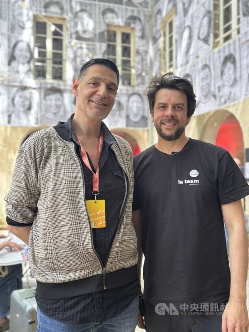 Harold David (left) and Laurent Domingos, co-presidents of the Avignon Festival & Compagnies. CNA photo July 4, 2024