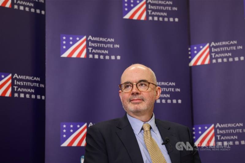 Director of the American Institute in Taiwan Raymond Greene. CNA photo Sept. 26, 2024