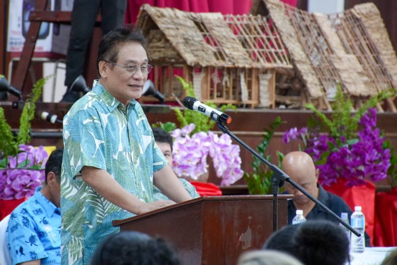 曾智勇Ljaucu·Zingrur主委率臺灣原住民女性人才共同出席帛琉共和國「第31屆全國女性會議」開幕式並獲邀致詞