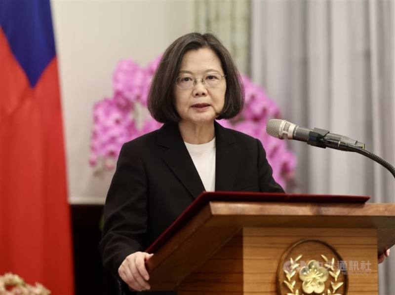 Taiwan's former President Tsai Ing-wen. CNA file photo