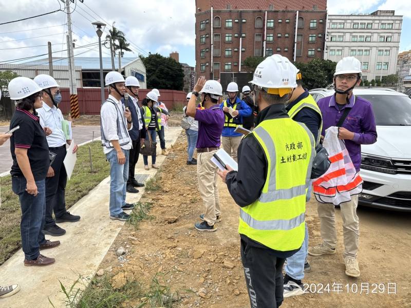 The Land Consolidation Engineering Bureau under the Ministry of the Interior attended the construction supervision for “Dongguang Self-initiated Urban Land Consolidation Project in East Dist., Hsinchu City”.