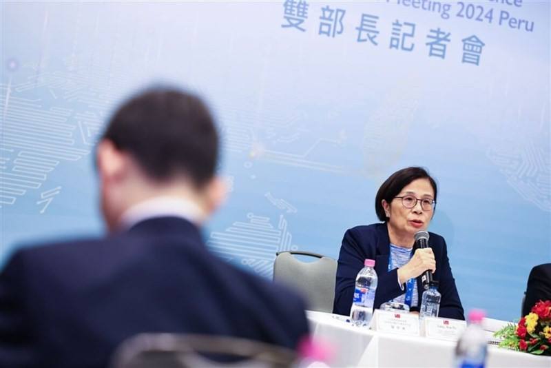 Taiwan's chief trade negotiator Yang Jen-ni. CNA photo