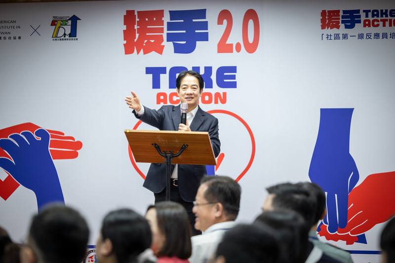 總統出席「援手2.0 TAKE ACTION 開幕式」，並致詞