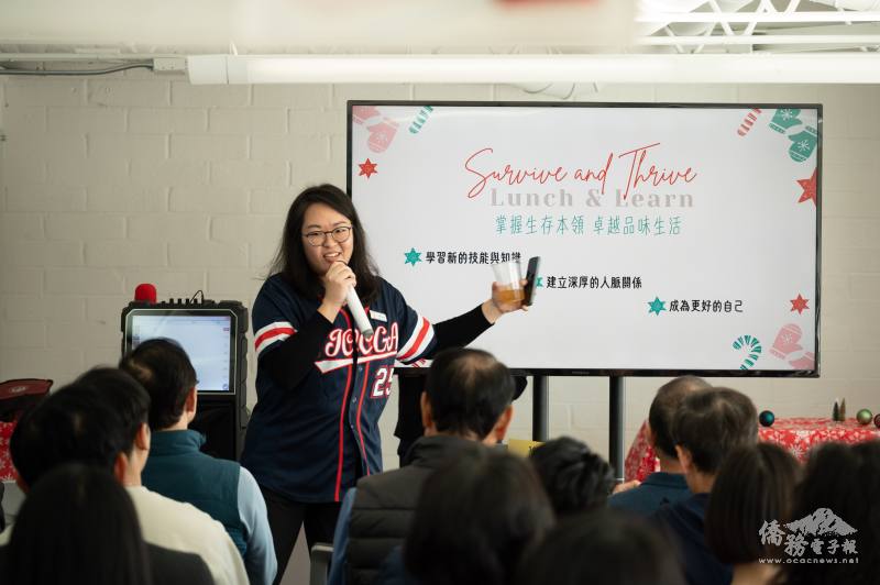 鄧暐俐宣布明年度將舉辦「Lunch and Learn」系列活動