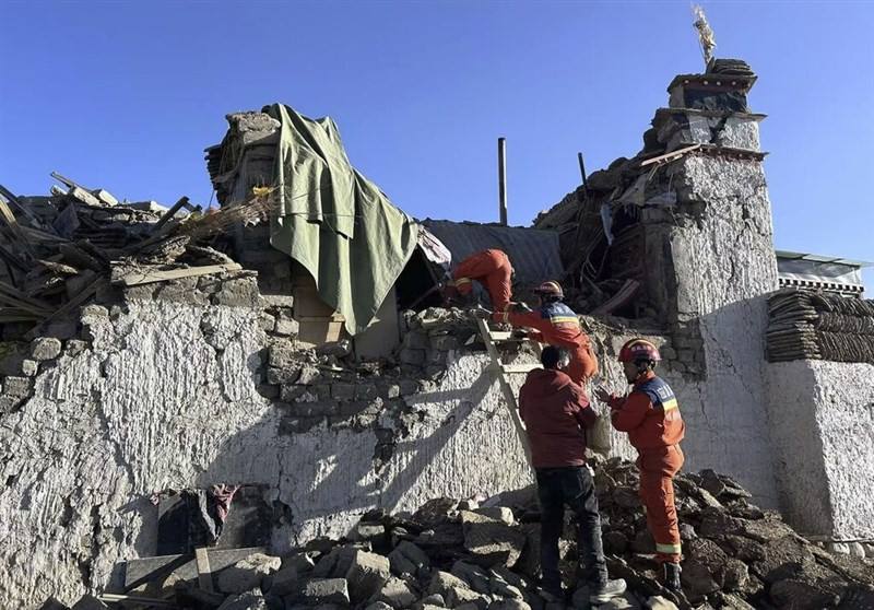 A magnitude 6.8 earthquake in a remote region of Tibet. Photo courtesy of the Xinhua News Agency via the Associated Press