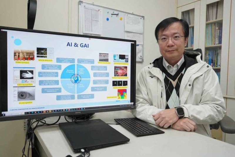 台灣科技大學電機工程系特聘教授郭景明近年投身人工智慧領域的創新發展，致力打造AI工具擴散平台，降低國民使用AI工具的技術門檻，獲選IEEE會士。（台科大提供）