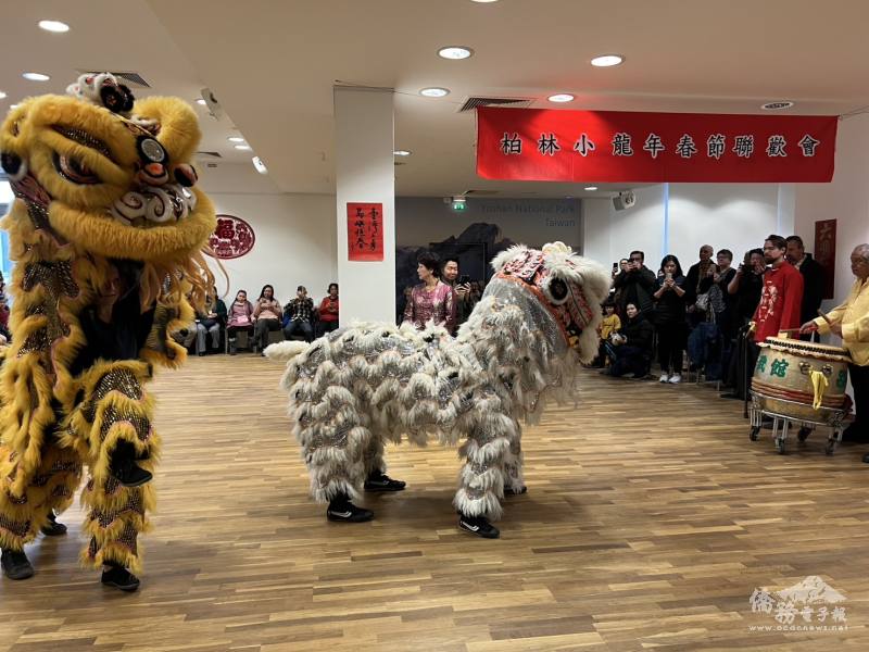 柏林蛇年春節活動，祥獅獻瑞打頭陣