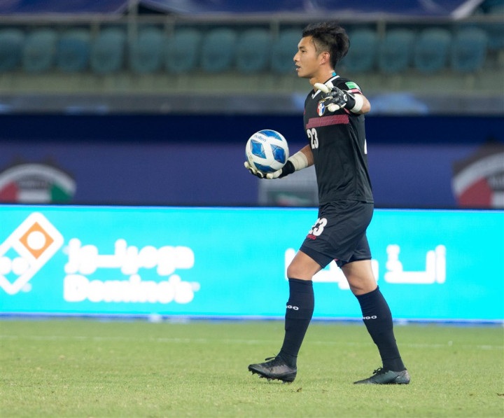 Taiwan goalkeeper Shih Shin-an (施信安). Photo courtesy of Chinese Taipei Football Association