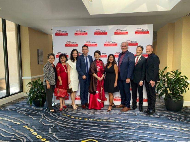 王翼龍處長出席『喬治亞亞洲時報』舉辦的25位喬州最具影響力亞裔人士頒獎餐會