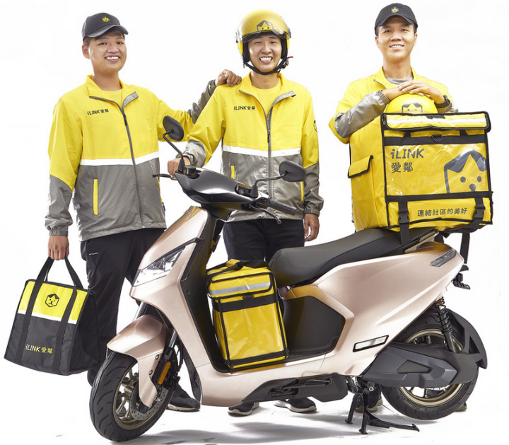 台灣大車隊集團30日宣布，光陽集團透過金庫資本公司 投資新台幣1.8億元，入股台灣大車隊旗下的全球快遞 ，將共同打造數位化電動機車物流。 （台灣大車隊提供）