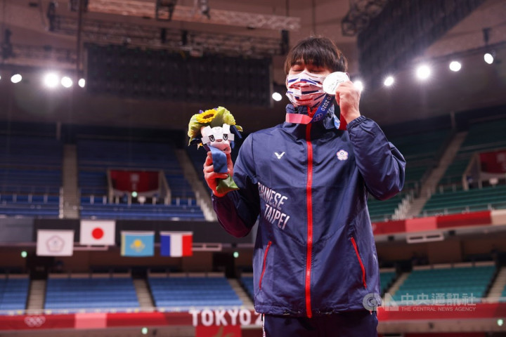 Olympic silver medalist Yang Yung-wei.