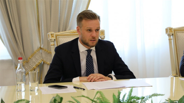 Lithuania’s Foreign Minister Gabrielius Landsbergis (Image taken from twitter.com/LithuaniaMFA)
