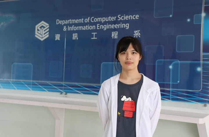 台灣科技大學資工所學生陳奕嘉參加「全國大專校院人工智慧競賽」，在中文場景文字辨識競賽奪冠、水稻無人機植株標註賽拿下亞軍。（台科大提供）