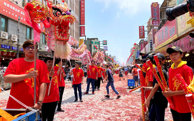 民俗技藝社繞境及舞龍表演(拍攝時間110年4月30日)