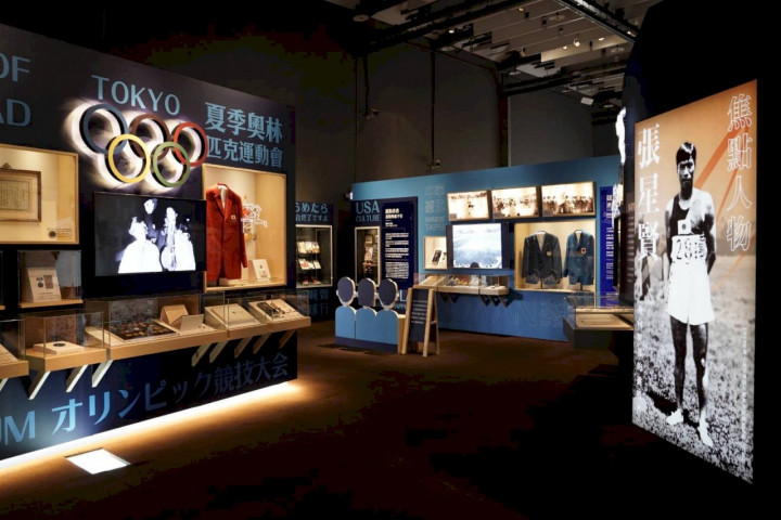 搭上東京奧運熱潮，國立臺灣歷史博物館12日起推出「東亞體育世界的台日運動交流國際展」，回顧體壇前輩們的生命史故事以及國家代表隊風采。(臺史博提供)