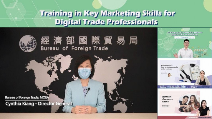 貿易局委託資策會，推出數位行銷能力培訓課程，總計一千餘人報名，反應熱烈