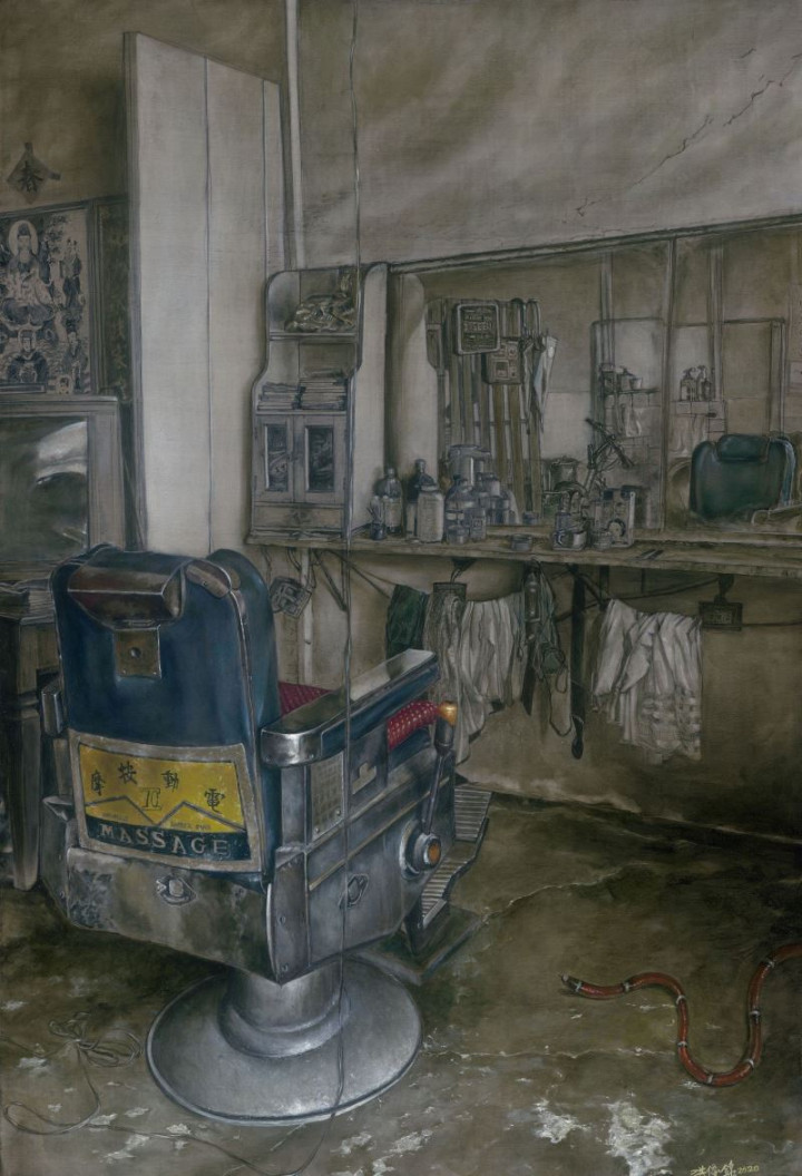  洪俊銘_曾經_油畫