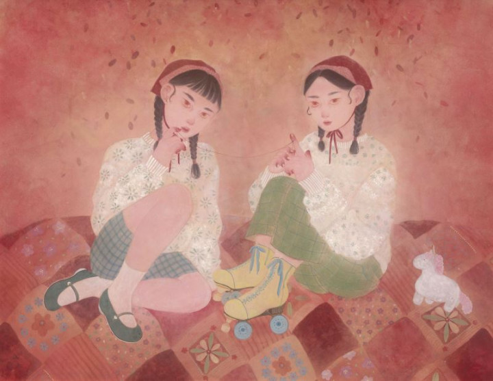 施承妤_好想把你留在我身邊_膠彩