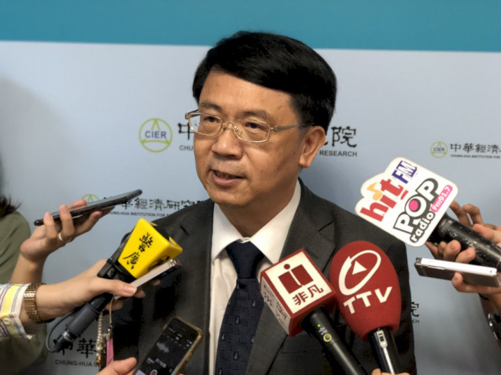 中華經濟研究院院長張傳章。（楊文君攝）