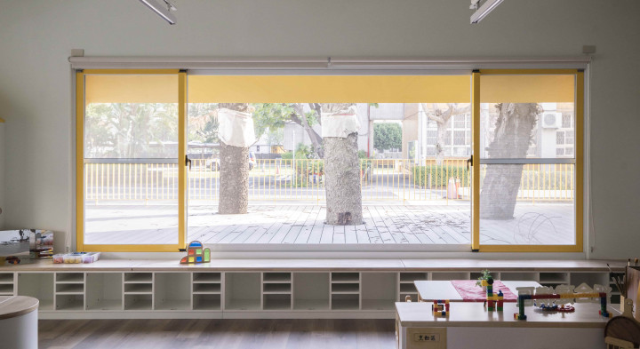 三角形的幼兒園—臺中市黎明國小幼兒園 豐富幼兒的空間體驗	