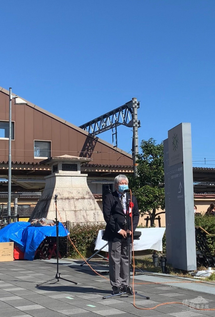 嵯峨商店街会長會長加藤就一開場致詞