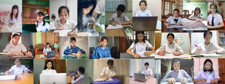 密支那育成學校140名高、中、小學生參加線上徵文比賽