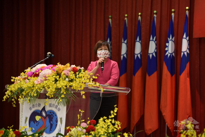 徐佳青表示，僑委會將與僑界共同努力，提升臺灣國際形象，進而擴大國際參與空間。