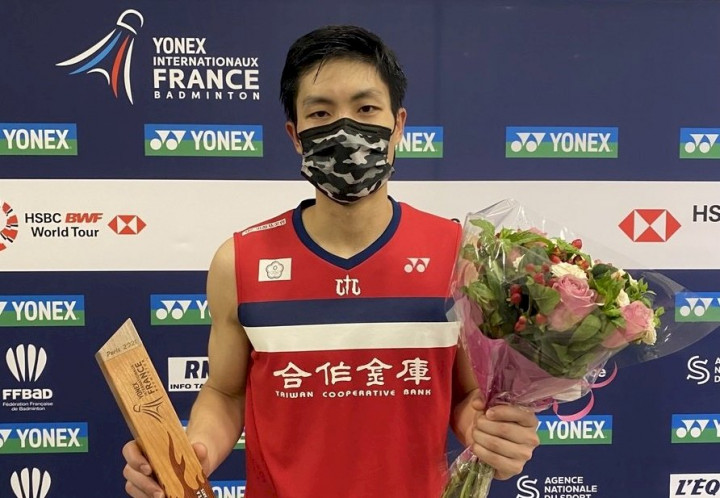 法國羽球公開賽31日決賽，周天成對上常山幹太，激戰3局後，周天成最終遭逆轉落敗，獲得亞軍