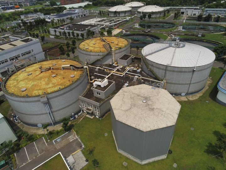 鳳中汙泥處理單位鳥瞰