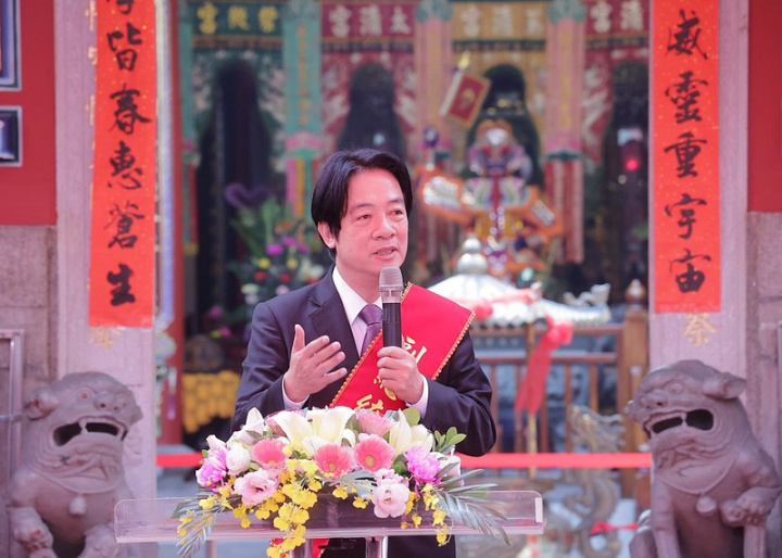 副總統出席「民雄大士爺廟三級古蹟整修後入火安座大典」並致詞