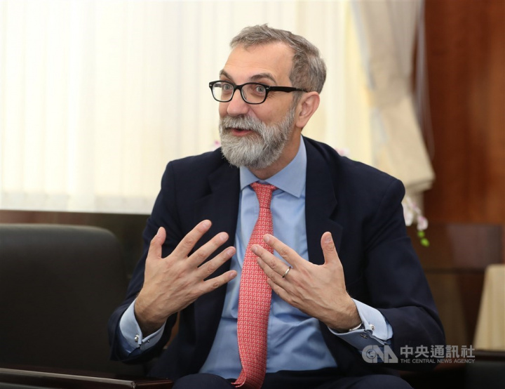 Davide Giglio, Representative of Italian Economic, Commercial and Cultural Promotion Office in Taipei. 