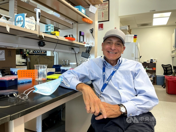 Charles Dinarello, the 2020 Tang Prize laureate in biopharmaceutical science, is pictured in a recent interview with CNA.