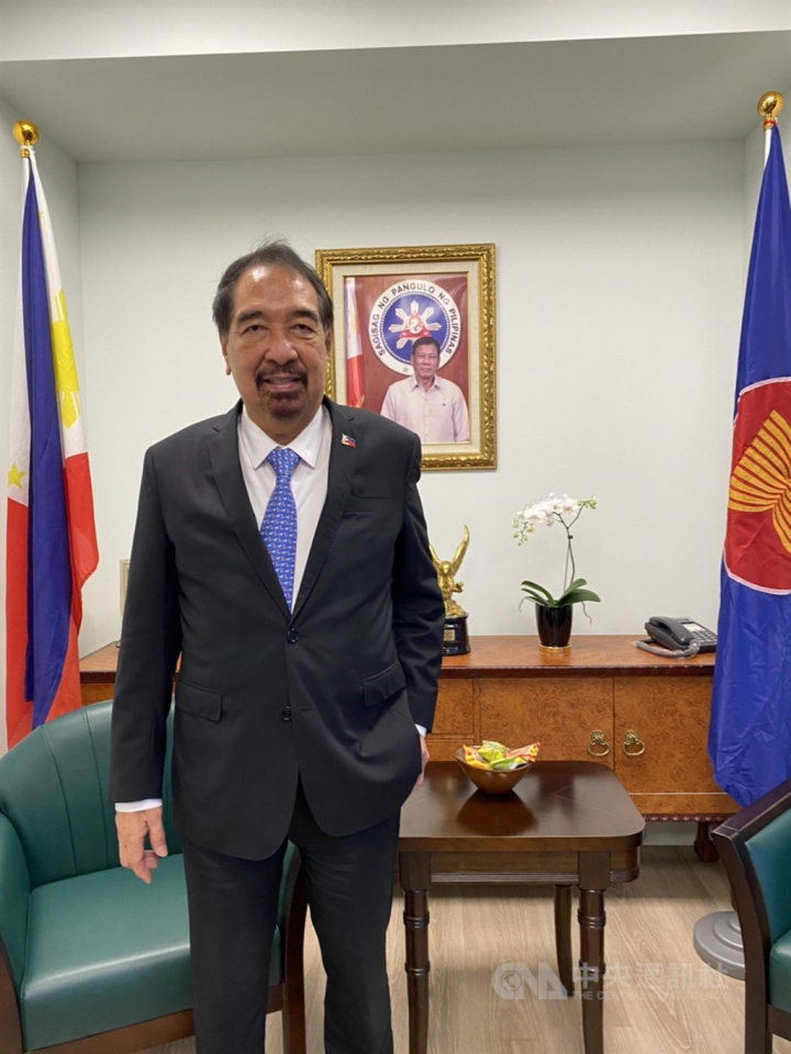 Wilfredo B. Fernandez, chairman and resident representative of the Manila Economic and Cultural Office. CNA photo Nov. 24, 2021