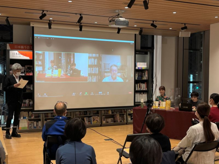 焦桐與池澤春菜的臺日文學講座連線現場