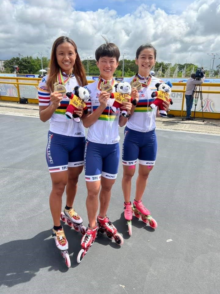 Taiwan bags five medals at international inline skating championship