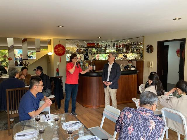 李代表岳融偕同仁與旅秘魯台僑烤肉聯歡