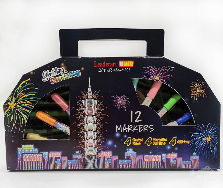 The Special edition 12 colors Markers kit of Malaysia’s Leaderart Industries won the Silver Award