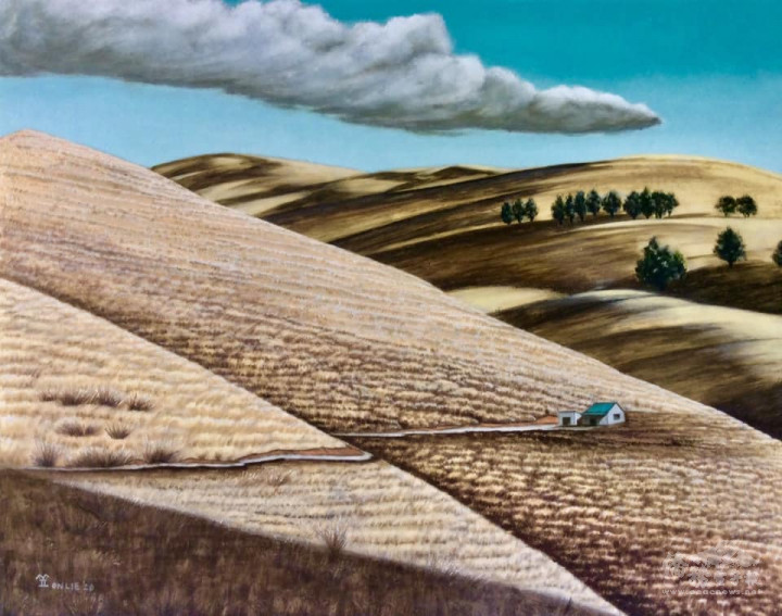 畫作《撥雲見日》