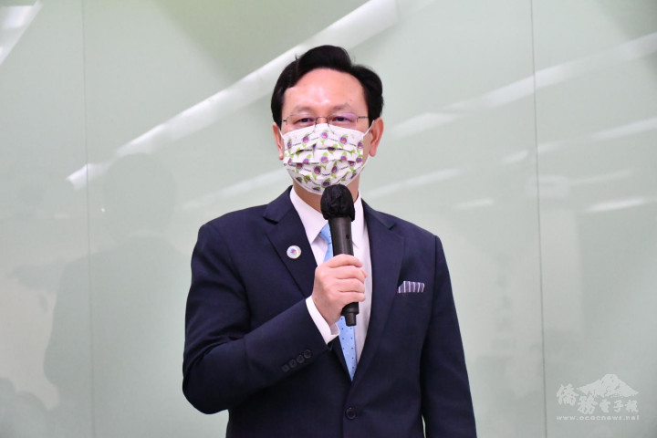 童振源期許海外臺商能作為引路人，帶領國內企業走向