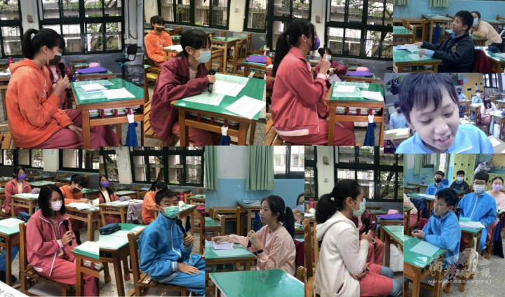 金華國中學生們進行自我介紹