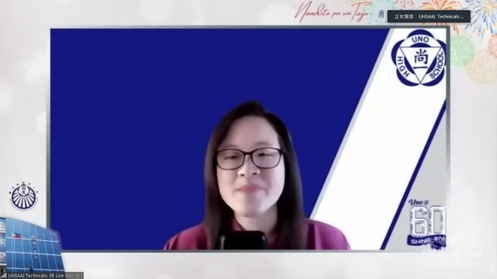 楊雅怡讚揚校友會幹部沒有因新冠肺炎疫情關係停止關懷校友。