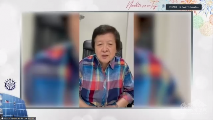 劉憶椿說新冠肺炎疫情阻礙了很多工作的進行，但是尚一中學校友會幹部沒有因為這樣而放棄。