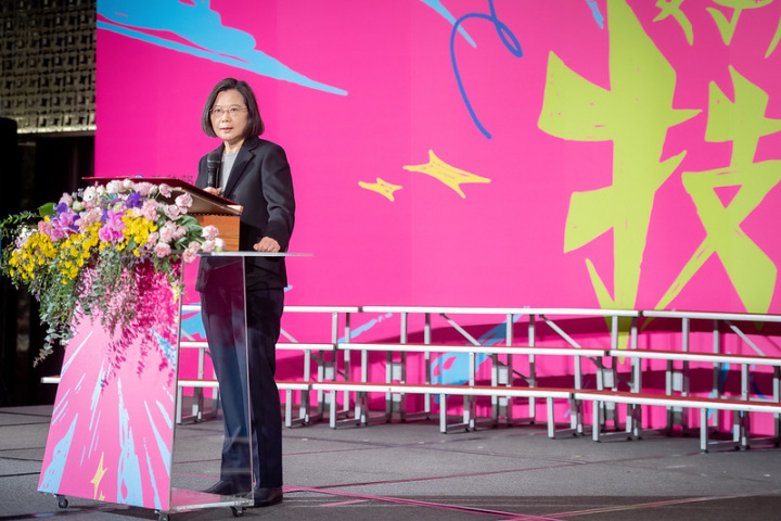 總統出席「第51屆全國技能競賽—金、銀、銅牌選手大會師活動」，並致詞