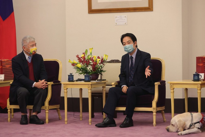 副總統接見社團法人台灣導盲犬協會成員，並致詞