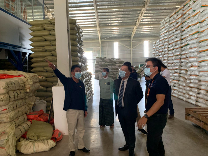 參訪Ayeyar Hinthar集團大米加工廠