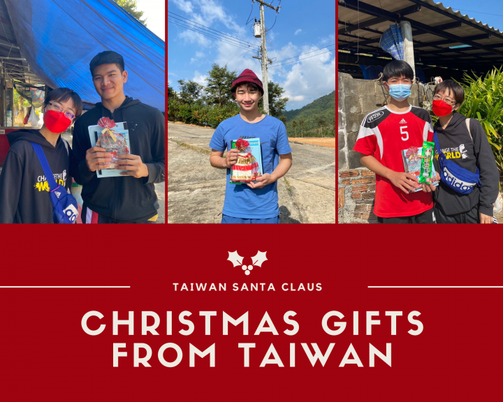 Taiwan Santa Claus Sends Love to Northern Thailand at Year End