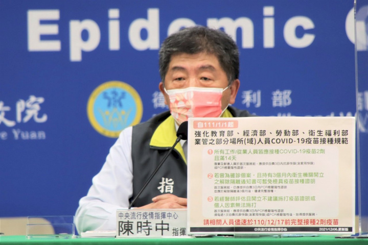 針對想施打疫苗，但又擔心護照過期的外籍人士，陳時中也百分之百掛保證：「逾期居留不會因為打疫苗而被捕」