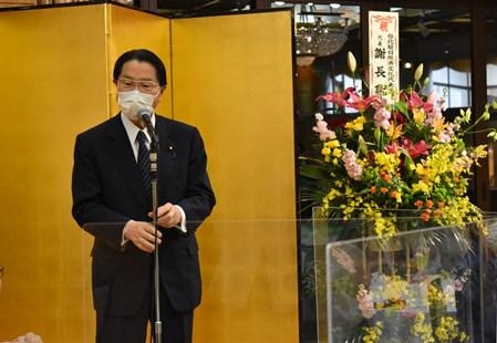 日本台灣親善協會會長/眾議員衛藤征士郎致詞